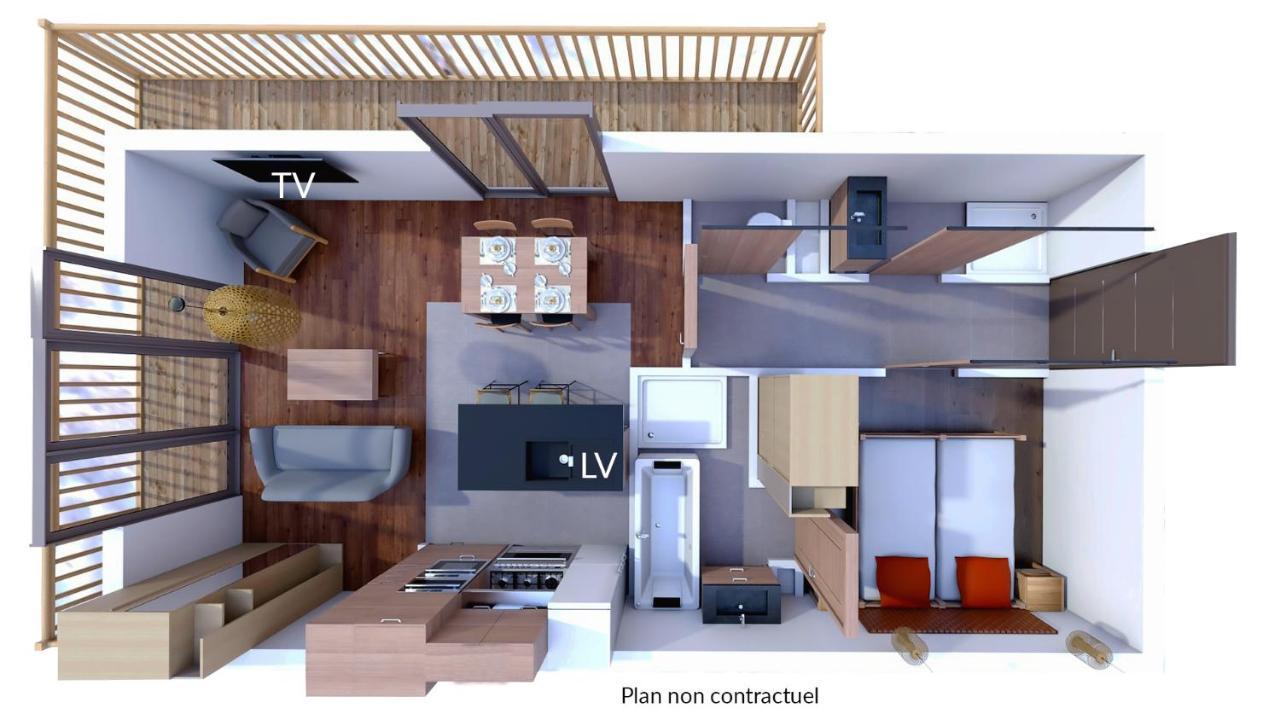 Les Balcons Platinium Val Cenis Lägenhet Lanslevillard Exteriör bild